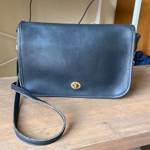 Coach Vintage Convertible Clutch Crossbody Bag 9635 Navy